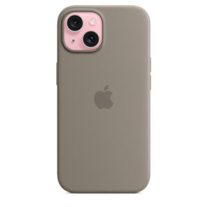 iPhone 15 Silicone Case with MagSafe – Clay