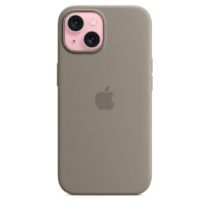 iPhone 15 Silicone Case with MagSafe – Clay