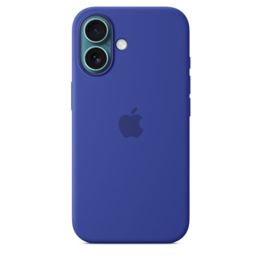 Apple Silicone Case with MagSafe for iPhone 16  – Ultramarine