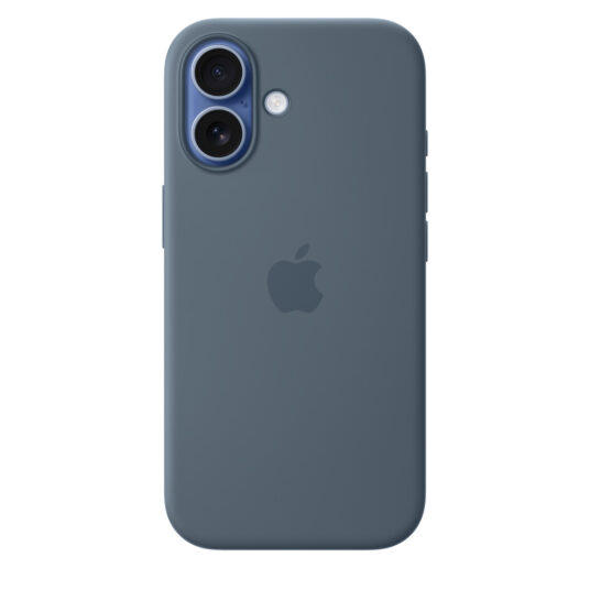 iPhone 17 Silicone Case with MagSafe – Anchor Blue
