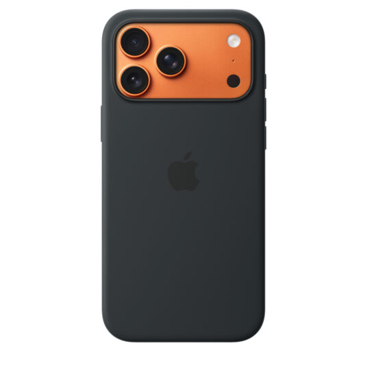 iPhone 17 Pro Max Silicone Case with MagSafe – Black