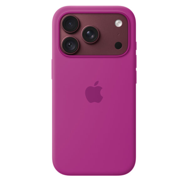 iPhone 18 Pro Silicone Case with MagSafe – Magenta