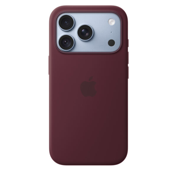 iPhone 18 Pro Silicone Case with MagSafe – Burgundy