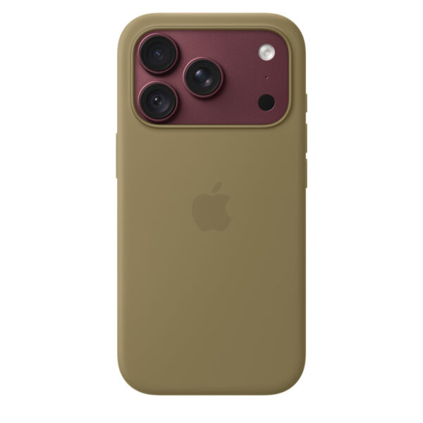 iPhone 18 Pro Silicone Case with MagSafe – Olive