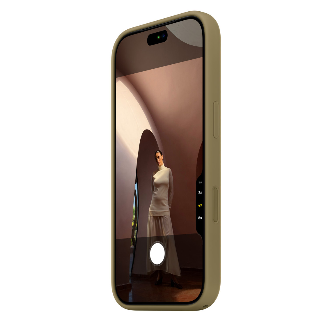 iPhone 18 Pro Silicone Case with MagSafe - Olive - Image 5