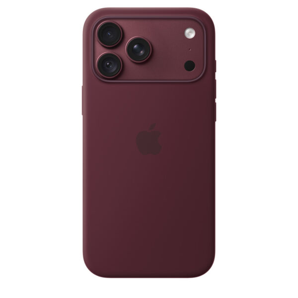 iPhone 18 Pro Max Silicone Case with MagSafe – Burgundy