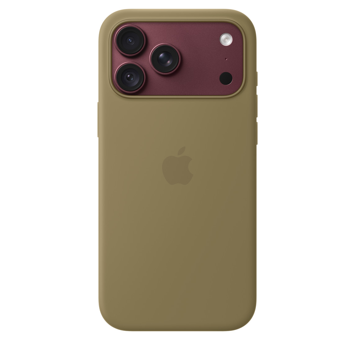 iPhone 18 Pro Max Silicone Case with MagSafe - Olive - Image 2