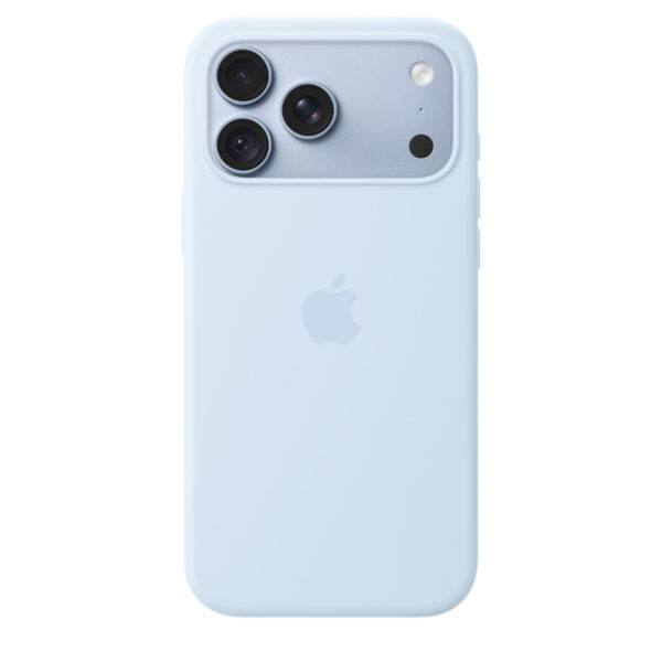 iPhone 18 Pro Max Silicone Case with MagSafe – Crisp Blue